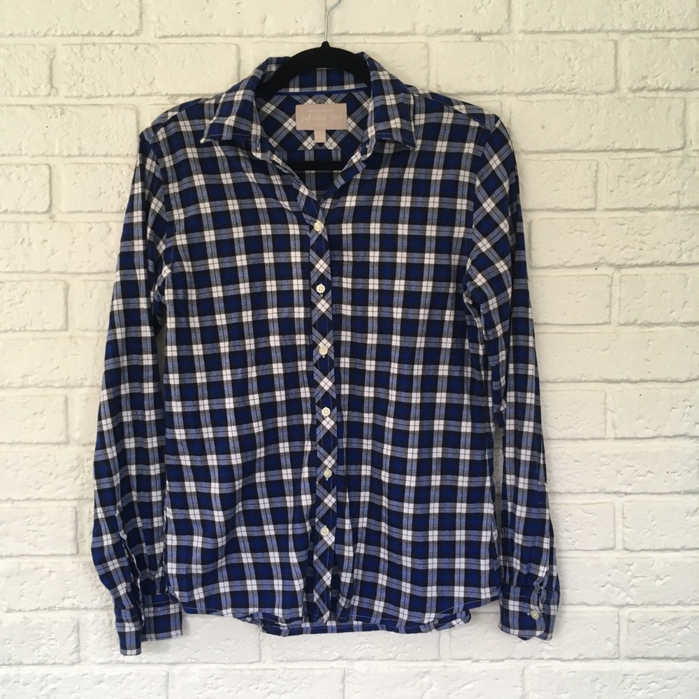 Banana Republic flannel 100% cotton shirt size S